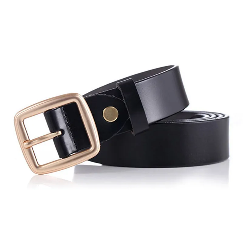 Women's Top Grade Gold Alloy Buckle Antique Leisure Belt