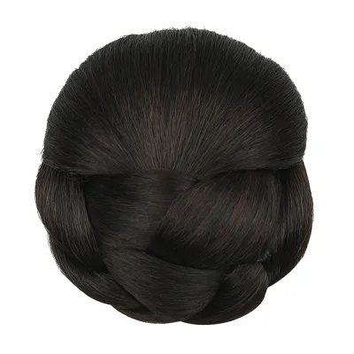Fashion Pure Color Braided Hair Buns For Women Beauty Wigs