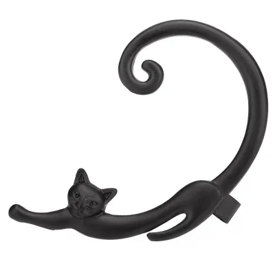 Cute cat shape stud earrings for women - alloy material