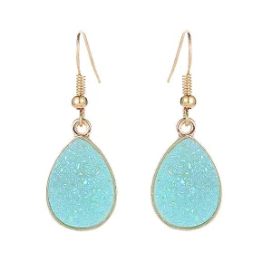 Classic Resin Beads Geometric Drop Dangle Earrings for Women