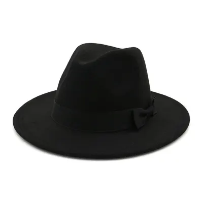 Women's Solid Color Felt Jazz Hat Party Wear Bell Hat