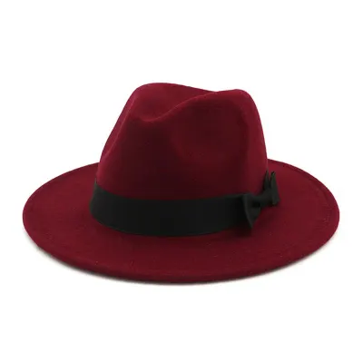 Women's Solid Color Felt Jazz Hat Party Wear Bell Hat
