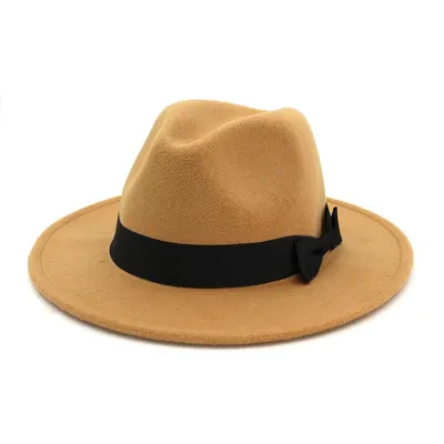 Women's Solid Color Felt Jazz Hat Party Wear Bell Hat