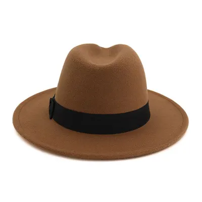 Women's Solid Color Felt Jazz Hat Party Wear Bell Hat