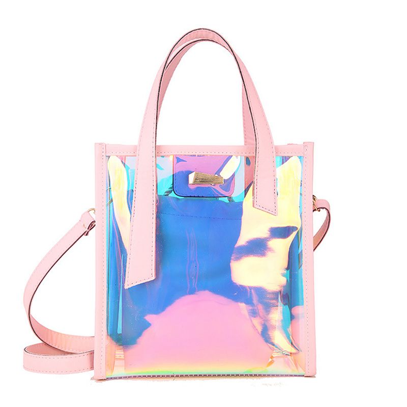 Wholesale Fashion Summer Popular Hologram Laser Shiny PVC