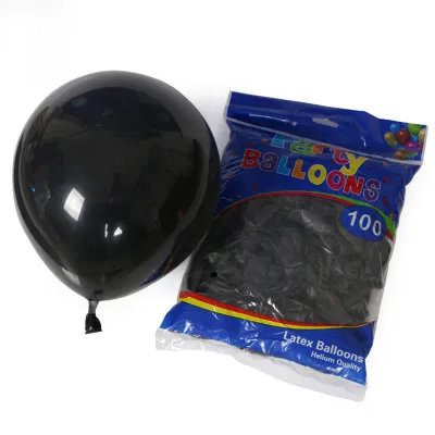 100 Pcs Pack 10 Inch 2.2g Latex Halloween Festive Party DIY Decorations Orange Black Balloons