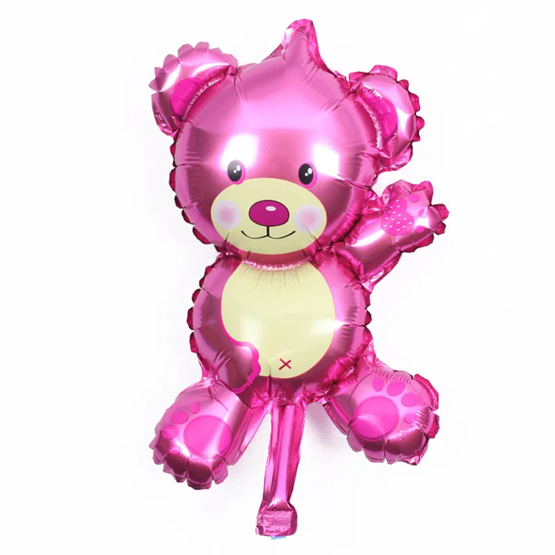 Wholesale Cartoon Mini Bear Shape Birthday Wedding Party Supply Foil Balloon