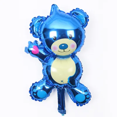 Wholesale Cartoon Mini Bear Shape Birthday Wedding Party Supply Foil Balloon