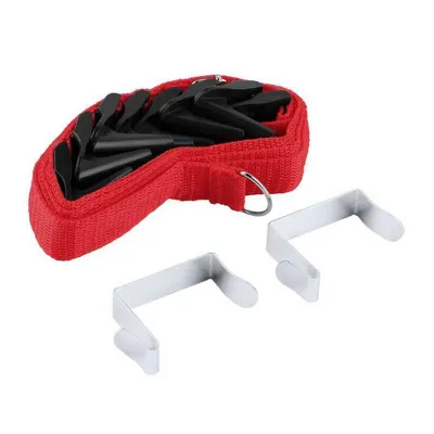 Modern Minimalist Nylon Adjustable Seamless Door Hook Multi-purpose Bag Clothes Storage Rope Hook