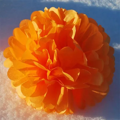 Fashion Paper Flower Ball Pendant for Happy Birthday Wedding Party Decorative Supplies