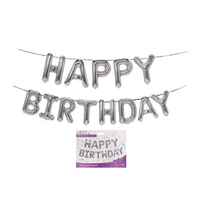 16Inch Foil Gold Silver Rose Gold Pink HAPPY BIRTHDAY Letter Party Decoration Balloons