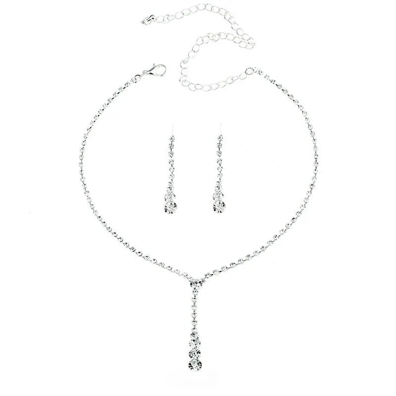 Fashion Simple Cute Drop Pattern Pendant Alloy Jewelry Set