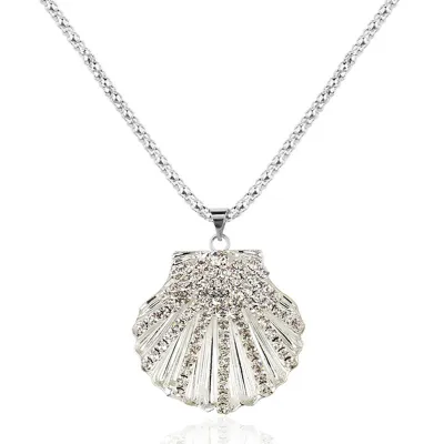 Women Hot-selling Simple Design Summer Element Alloy Shell Pendant Chain Necklace