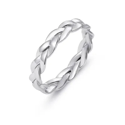 Creative Braided Design Vintage Style Alloy Women's Ring