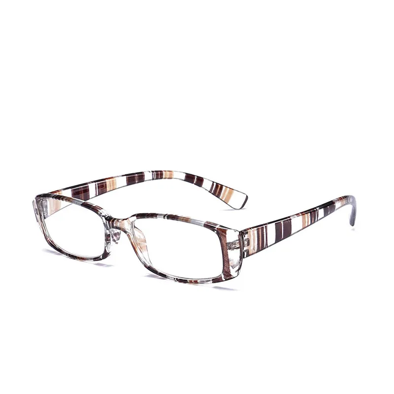 Fashion Lightweight Stripe Pattern PC Frame HD Magnifying Reading Glasses