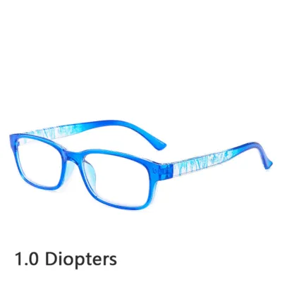 Fashion New Design Light Weight Transparent PC Frame HD Resin Lenses Reading Glasses