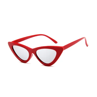 Fashion Transparent Multicolor Ocean Lenses Unisex Cat Eye Sunglasses