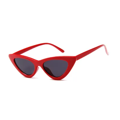 Fashion Transparent Multicolor Ocean Lenses Unisex Cat Eye Sunglasses