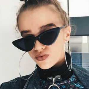 Fashion Transparent Multicolor Ocean Lenses Unisex Cat Eye Sunglasses
