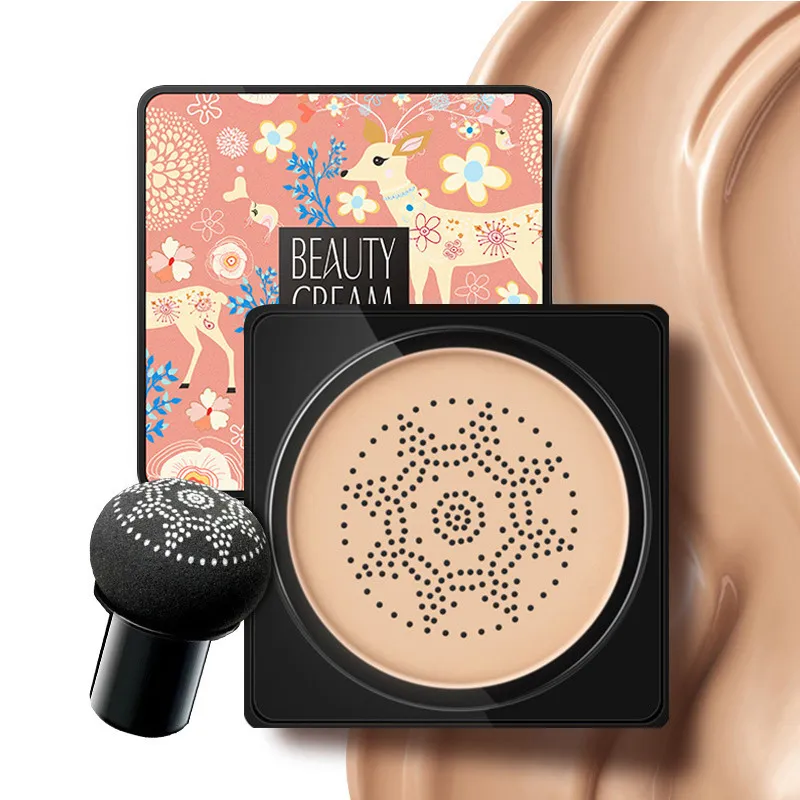 Venzen Air Cushion Hydrating BB CC Cream With Mushroom Head Concealer For Universal Skin