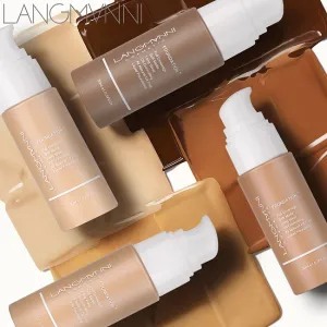 Langmanni 13 Colors Liquid Foundation Face Make Up Contour Palette