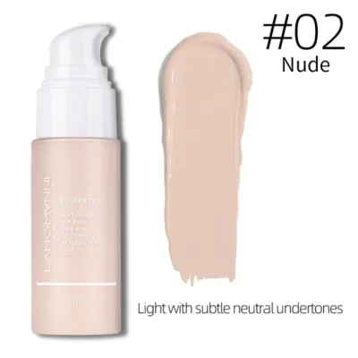 Langmanni 13 Colors Liquid Foundation Face Make Up Contour Palette