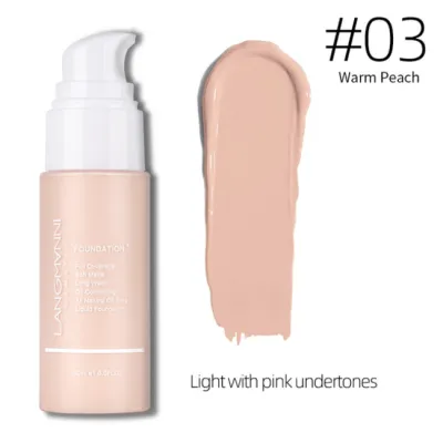 Langmanni 13 Colors Liquid Foundation Face Make Up Contour Palette