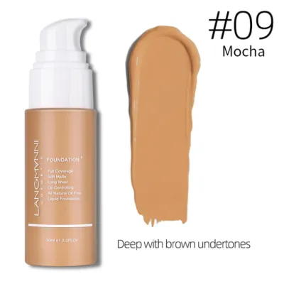 Langmanni 13 Colors Liquid Foundation Face Make Up Contour Palette