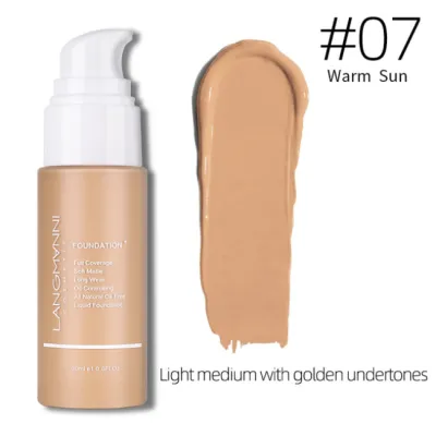 Langmanni 13 Colors Liquid Foundation Face Make Up Contour Palette
