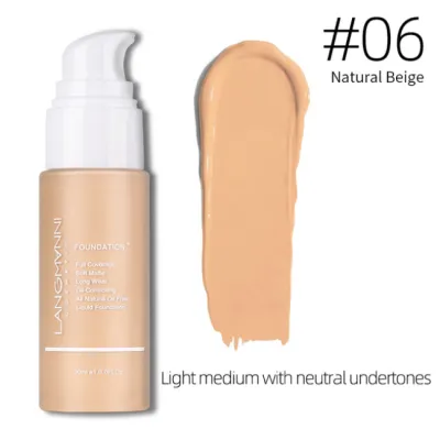 Langmanni 13 Colors Liquid Foundation Face Make Up Contour Palette