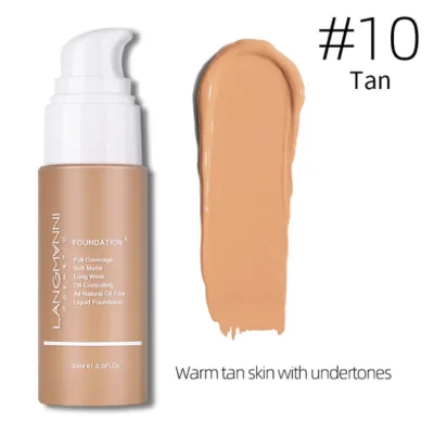Langmanni 13 Colors Liquid Foundation Face Make Up Contour Palette