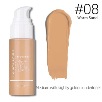 Langmanni 13 Colors Liquid Foundation Face Make Up Contour Palette