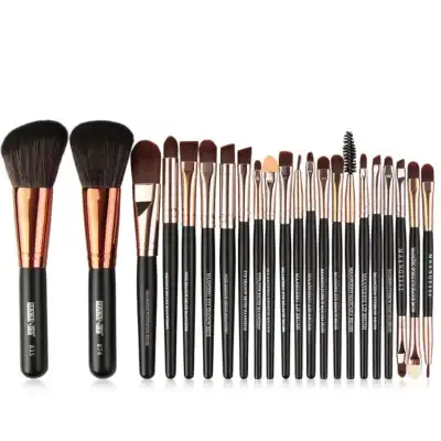 22pcs Blusher Eye Shadow Brushes Set Kit Make Up Brushes Set with Wooden Handle
