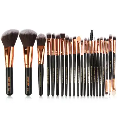 22pcs Blusher Eye Shadow Brushes Set Kit Make Up Brushes Set with Wooden Handle