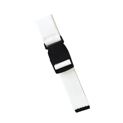 Adults Adjustable All-Match Canvas Belt With Plastic Rectangle Buckle Wild Style Unisex 120cm Length