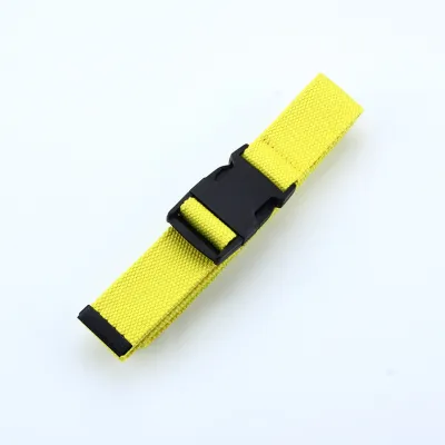 Adults Adjustable All-Match Canvas Belt With Plastic Rectangle Buckle Wild Style Unisex 120cm Length