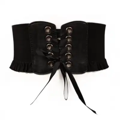 Women's Fashion Lace Design Adjustable Waistband Belt