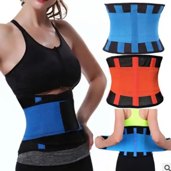 S-3XL Women Sticky High Waist Belly Wrap for Fitness