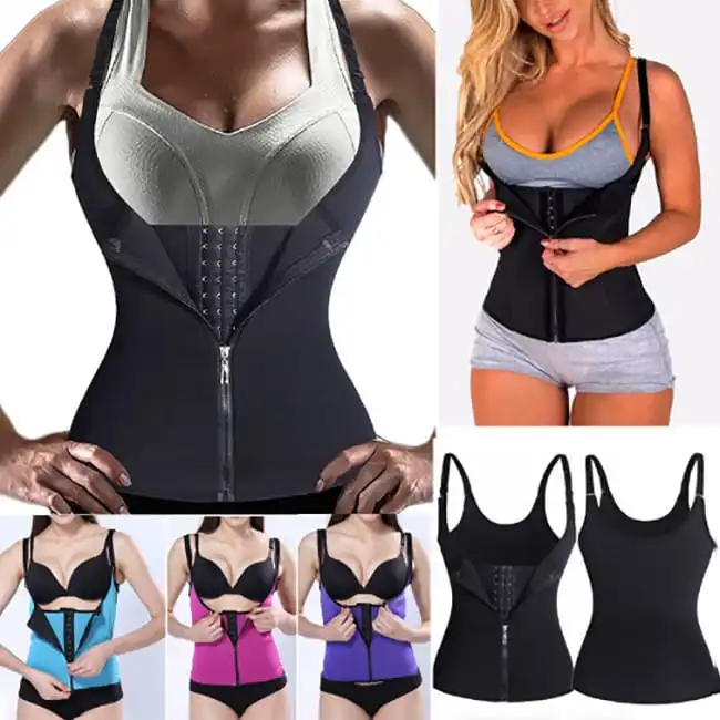 Women Fashion Buckle Design High Waist Neoprene Belt