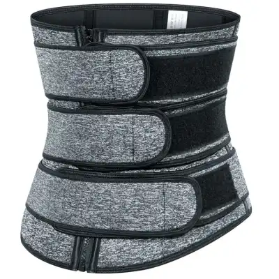 S-4XL Women Fashion Zipper Design Elastic Waistband Belt