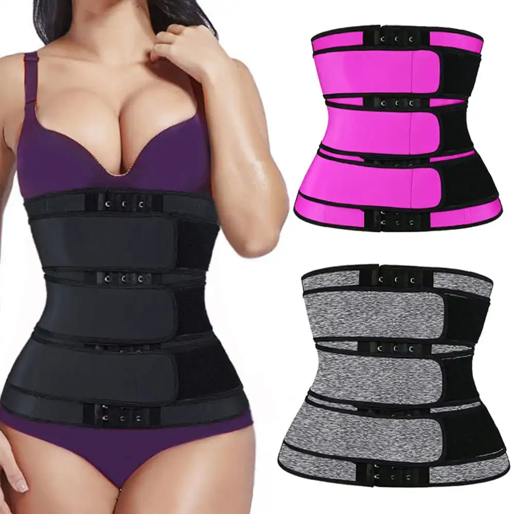S-4XL Women Elastic Waistband with Buckle Design for Home Fitness