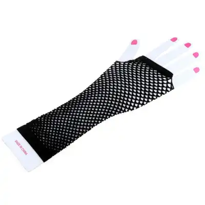 Women's Sexy Punk Fishnet Hollow Out Fingerless Gloves