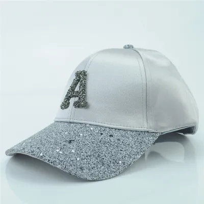 Rhinestone Sequin Decor Sunshade Baseball Cap