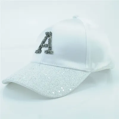 Rhinestone Sequin Decor Sunshade Baseball Cap