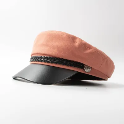 Women Casual Retro Flat-top Berets Hats