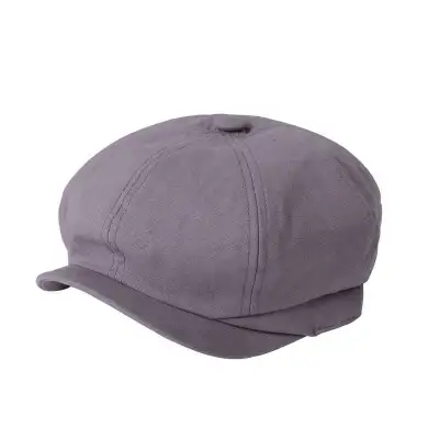 Men Fashion Retro Cotton-linen Beret Hats