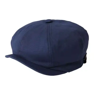Men Fashion Retro Cotton-linen Beret Hats