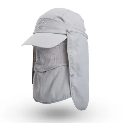 Outdoor Sun Protection Quick-dry Fishing Cap Unisex Adjustable 56-58cm