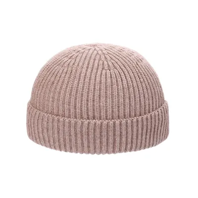 Fashion Winter Warm Knitted Beanie Unisex Dome Monochrome