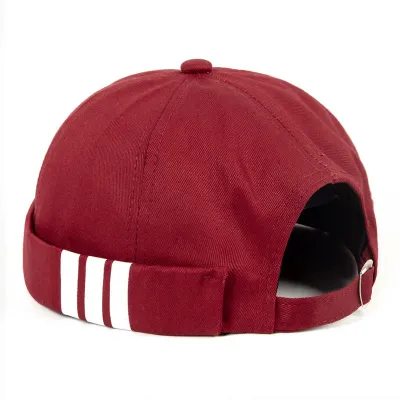Fashion Letter Print Cotton Brimless Skullies Beanie Cap